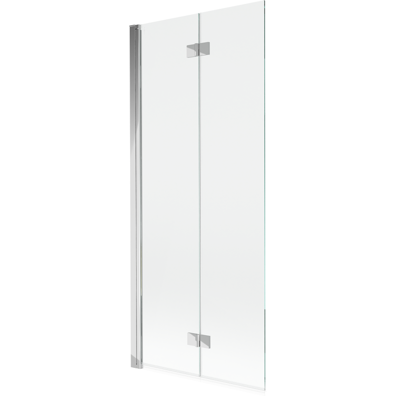 Mexen Mist kádparaván 2-szárnyú bal 80 x 150 cm, áttetsző, króm - 8A9-080-002-01-00-L