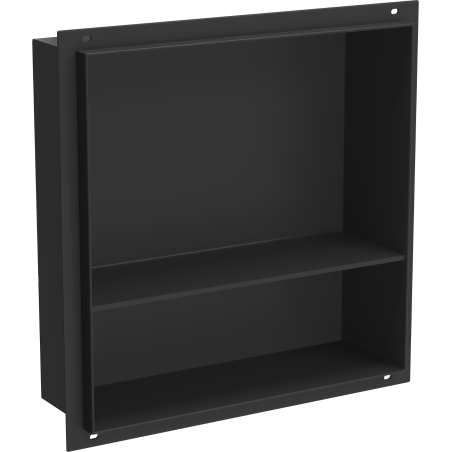 Mexen X-Wall-NR raft încastrat fără ramă cu raft 30 x 30 cm, negru - 1971303010S