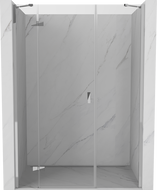Mexen Mist-H uși de duș rabatabile stânga 160 cm, transparent, crom - 8A5-160-001-01-00-L