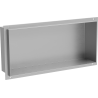 Mexen X-Wall-NR raft încastrat fără guler de mascare 45 x 20 cm, inox - 1911452010