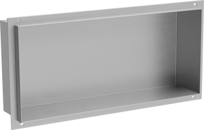 Mexen X-Wall-NR perem nélküli falba süllyesztett polc 45 x 20 cm, inox - 1911452010