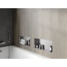 Mexen X-Wall-NR raft încastrat fără guler de mascare 45 x 20 cm, inox - 1911452010