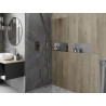Mexen X-Wall-NR raft încastrat fără brida 45 x 20 cm, inox - 1911452010