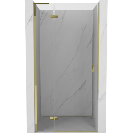 Mexen Mist-H L uși de duș batante stânga 110 cm, transparent, aurii - 8A5L-110-000-50-00-L