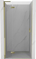 Mexen Mist-H L bal ajtó balra nyitható 120 cm, áttetsző, arany - 8A5L-120-000-50-00-L