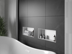 Mexen X-Wall-NR raft încastrat fără ramă 45 x 20 cm, alb - 1921452010