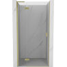 Mexen Mist-H L uși de duș batante stânga 110 cm, transparent, auriu periat - 8A5L-110-000-55-00-L