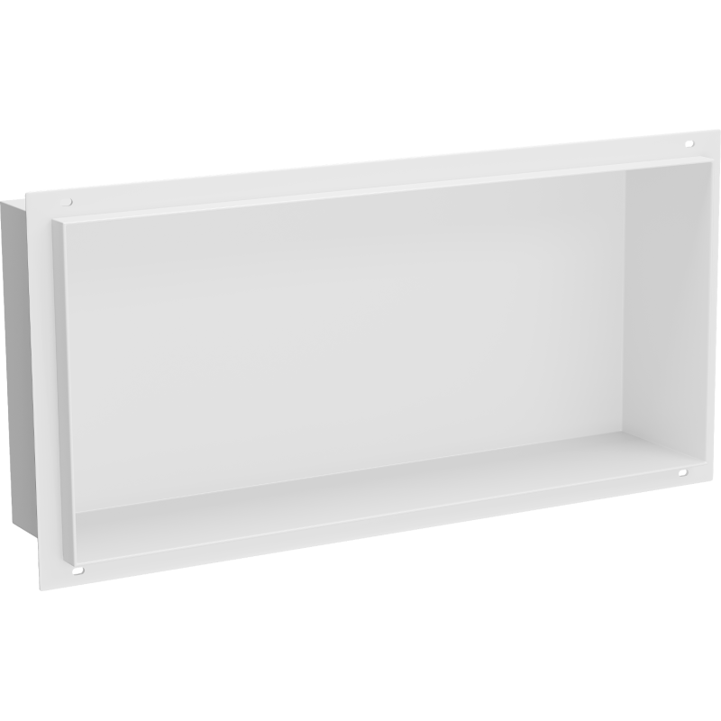 Mexen X-Wall-NR raft încastrat fără flanșă 45 x 20 cm, alb - 1921452010