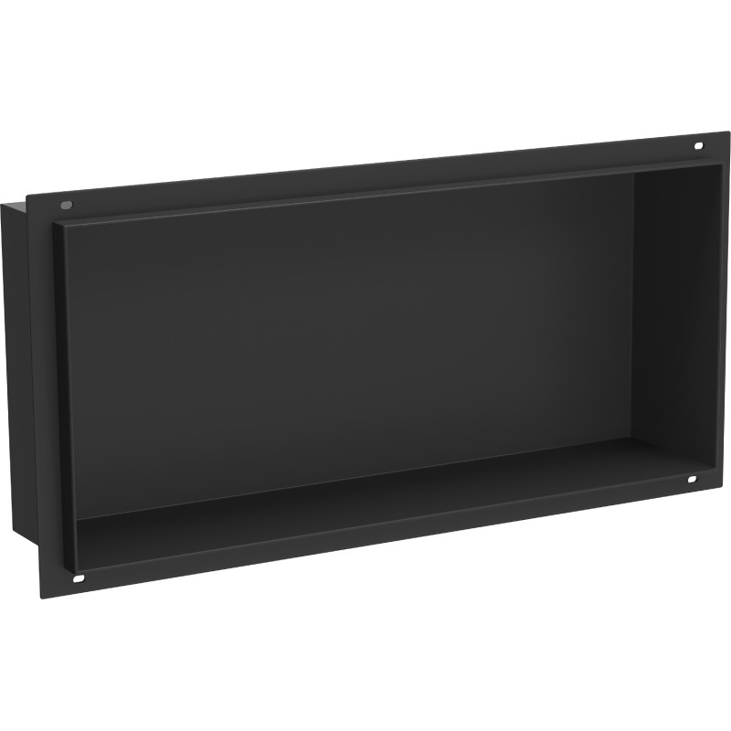 Mexen X-Wall-NR raft de nișă fără margine 45 x 20 cm, negru - 1971452010