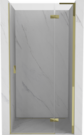 Mexen Mist-H L ușă de duș batantă dreaptă 100 cm, transparentă, aurie - 8A5L-100-000-50-00-P