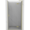 Mexen Mist-H L ușă de duș cu balama dreapta 70 cm, transparentă, auriu periat - 8A5L-070-000-55-00-P
