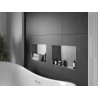 Mexen X-Wall-NR raft încastrat fără flanșă 45 x 30 cm, inox - 1911453010