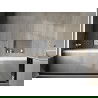 Mexen X-Wall-NR perem nélküli falba süllyesztett polc 45 x 30 cm, inox - 1911453010