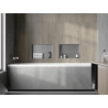 Mexen X-Wall-NR szegély nélküli faliszekrény 45 x 30 cm, inox - 1911453010