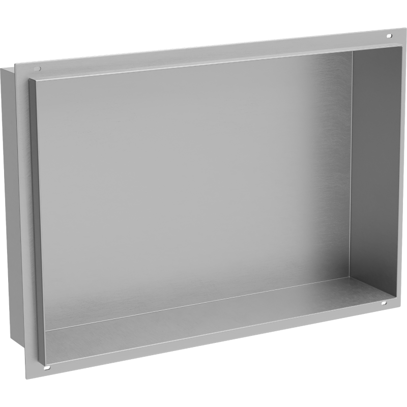 Mexen X-Wall-NR süllyesztett polc karima nélkül 45 x 30 cm, inox - 1911453010