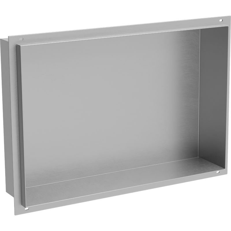 Mexen X-Wall-NR szegély nélküli faliszekrény 45 x 30 cm, inox - 1911453010