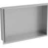 Mexen X-Wall-NR szegély nélküli faliszekrény 45 x 30 cm, inox - 1911453010