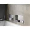 Mexen X-Wall-NR szegély nélküli faliszekrény 45 x 30 cm, inox - 1911453010