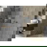 Mexen X-Wall-NR perem nélküli falba süllyesztett polc 45 x 30 cm, inox - 1911453010