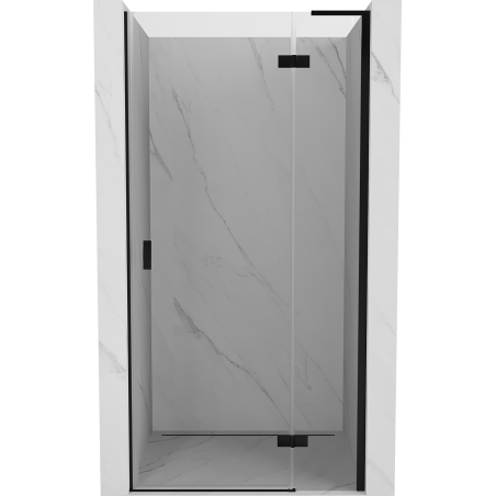 Drzwi duș Mexen Mist-H L, dreapta, 70 cm, transparent, negre - 8A5L-070-000-70-00-P