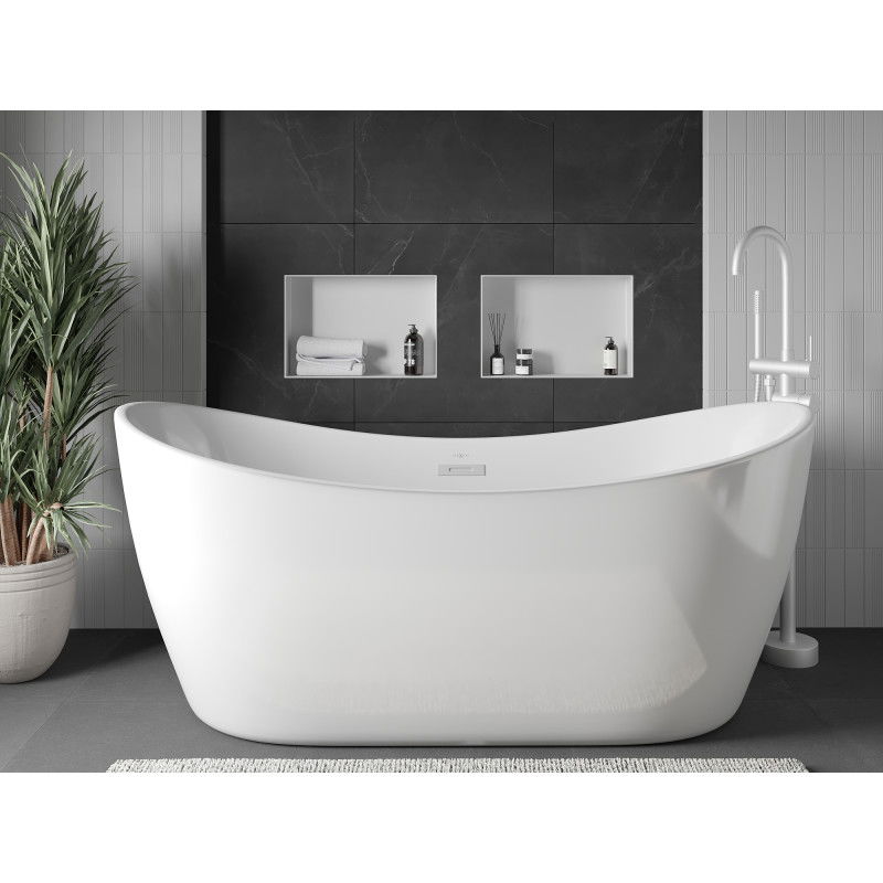 Mexen X-Wall-NR raft nișă fără flanșă 45 x 30 cm, alb - 1921453010