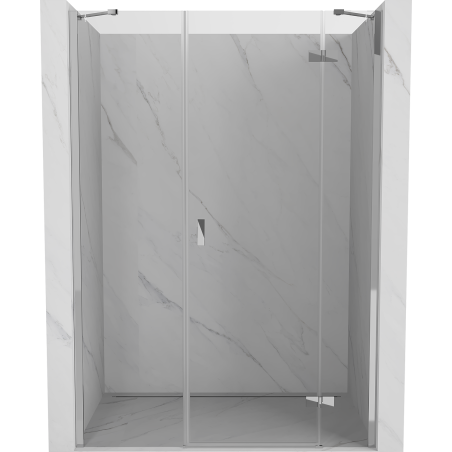 Mexen Mist-H uși de duș cu deschidere dreaptă 135 cm, transparent, crom - 8A5-135-001-01-00-P