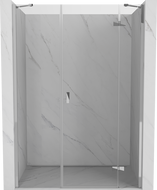 Mexen Mist-H uși de duș cu deschidere dreaptă 135 cm, transparent, crom - 8A5-135-001-01-00-P