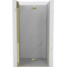 Mexen Mist-F ușă de duș pliabilă stânga 70 cm, transparent, aurie - 8A6-070-000-50-00-L