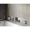 Mexen X-Wall-NR raft în perete fără flanșă 60 x 20 cm, inox - 1911602010
