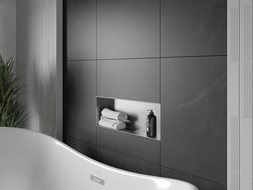 Mexen X-Wall-NR raft încastrat fără margine 60 x 20 cm, inox - 1911602010