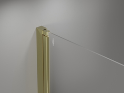 Mexen Mist-F uși de duș pliabile stânga 90 cm, transparent, auriu - 8A6-090-000-50-00-L