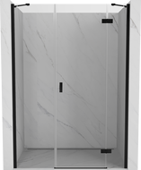 Mexen Mist-H ușă de duș dreptunghiular dreapta 130 cm, transparent, negru - 8A5-130-001-70-00-P
