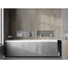 Mexen X-Wall-NR raft în perete fără flanșă 60 x 20 cm, inox - 1911602010