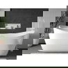 Mexen X-Wall-NR perem nélküli falba süllyesztett polc 60 x 20 cm, Fehér - 1921602010