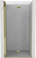 Mexen Mist-F uși de duș pliante stânga 110 cm, transparent, aurii - 8A6-110-000-50-00-L