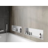 Mexen X-Wall-NR raft în perete fără flanșă 60 x 20 cm, alb - 1921602010