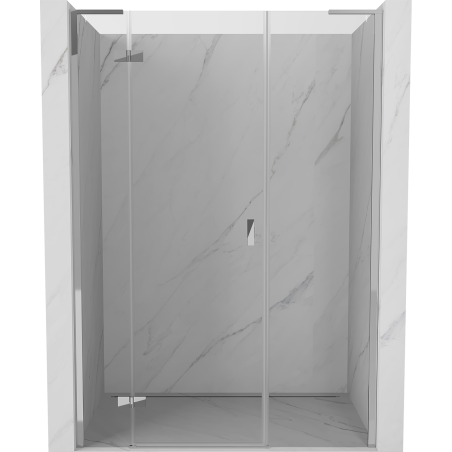 Mexen Mist-H L ușă de duș pivotantă stânga 150 cm, transparentă, crom - 8A5L-150-001-01-00-L