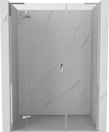 Mexen Mist-H L uși de duș basculante stânga 155 cm, transparent, crom - 8A5L-155-001-01-00-L