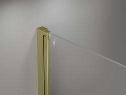 Mexen Mist-F uși de duș pliabile stânga 85 cm, transparent, auriu periat - 8A6-085-000-55-00-L