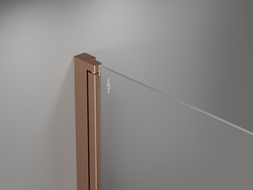 Mexen Mist-F uși de duș pliante stânga 85 cm, transparent, cupru periat - 8A6-085-000-65-00-L