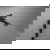 Mexen Mist-H L 130 cm-es, balos nyíló zuhanyajtó, átlátszó, fekete - 8A5L-130-001-70-00-L