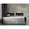 Mexen X-Wall-NR raft încastrat fără margine 60 x 20 cm, negru - 1971602010