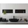 Mexen X-Wall-NR raft încastrat fără margine 60 x 20 cm, negru - 1971602010