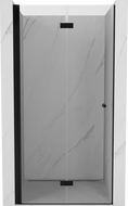 Mexen Mist-F uși de duș pliabile stânga 85 cm, transparent, negru - 8A6-085-000-70-00-L