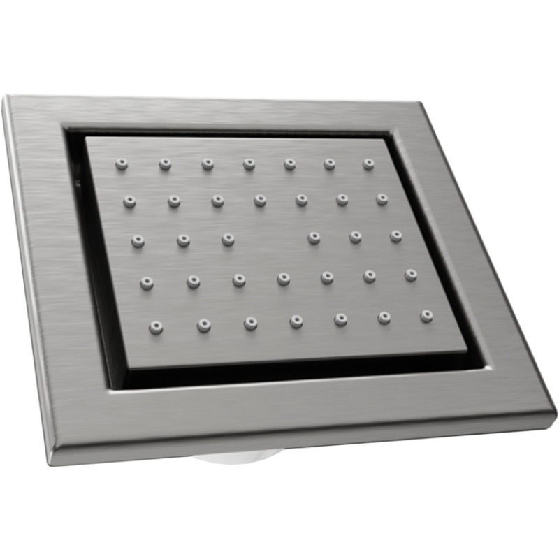 Mexen Cube duză laterală încastrată, gun gray periat - 79365-66