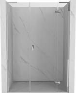 Mexen Mist-H L zuhanyajtó jobbos nyíló 120 cm, átlátszó, króm - 8A5L-120-001-01-00-P