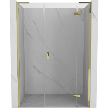 Mexen Mist-H L ușă de duș cu deschidere dreaptă 160 cm, transparent, aurie - 8A5L-160-001-50-00-P