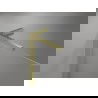 Mexen Mist-H L jobbos nyíló zuhanyajtó 125 cm, átlátszó, arany szálcsiszolt - 8A5L-125-001-55-00-P