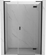 Mexen Mist-H L zuhanyajtók, jobbos 120 cm, átlátszó, fekete - 8A5L-120-001-70-00-P