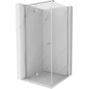 Cabină de duș rabatabilă Mexen Mist-F T stânga 75 x 75 cm, transparent, crom - 8A6T-075-075-01-00-L